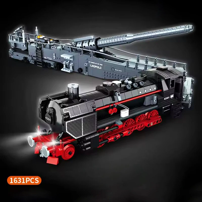 ตัวต่อรถทหาร K5 Leopold ของเล่นตัวต่อแบบประกอบเอง รุ่นรถทหารยุคสงครามโลกครั้งที่ 2 ของเล่นตัวต่อสำหรับเด็ก ของขวัญวันเกิด MOC 1631 ชิ้น