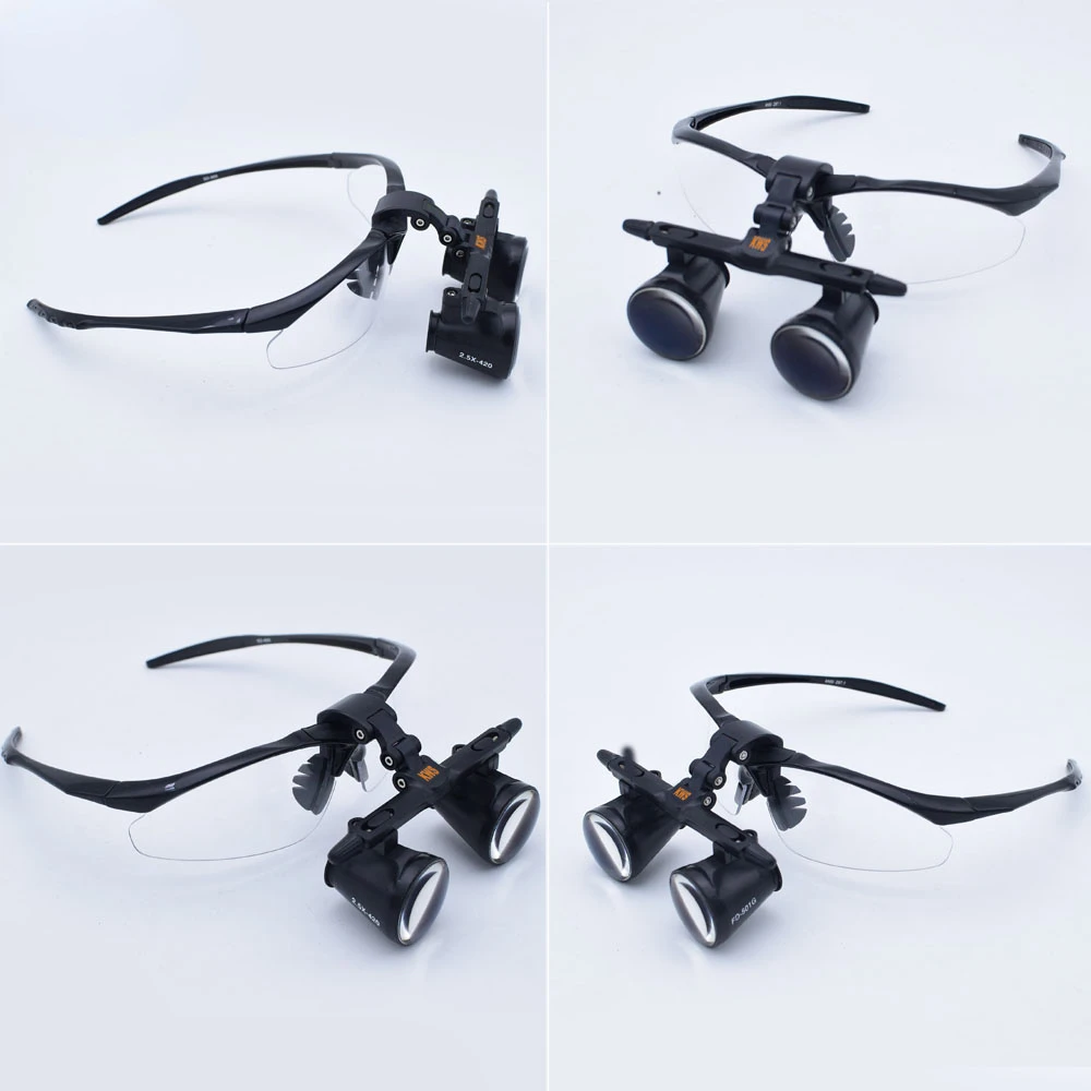 2.5X Den-tal ENT Surgery Medical Veterinary Glasses Frame Portable Loupe