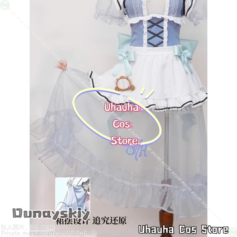 Cenicientaaa juego NIKKE: la diosa de Victor Cosplay Anime dos estilos de colores Lolita dulce seda transparente traje de sirvienta Sexy