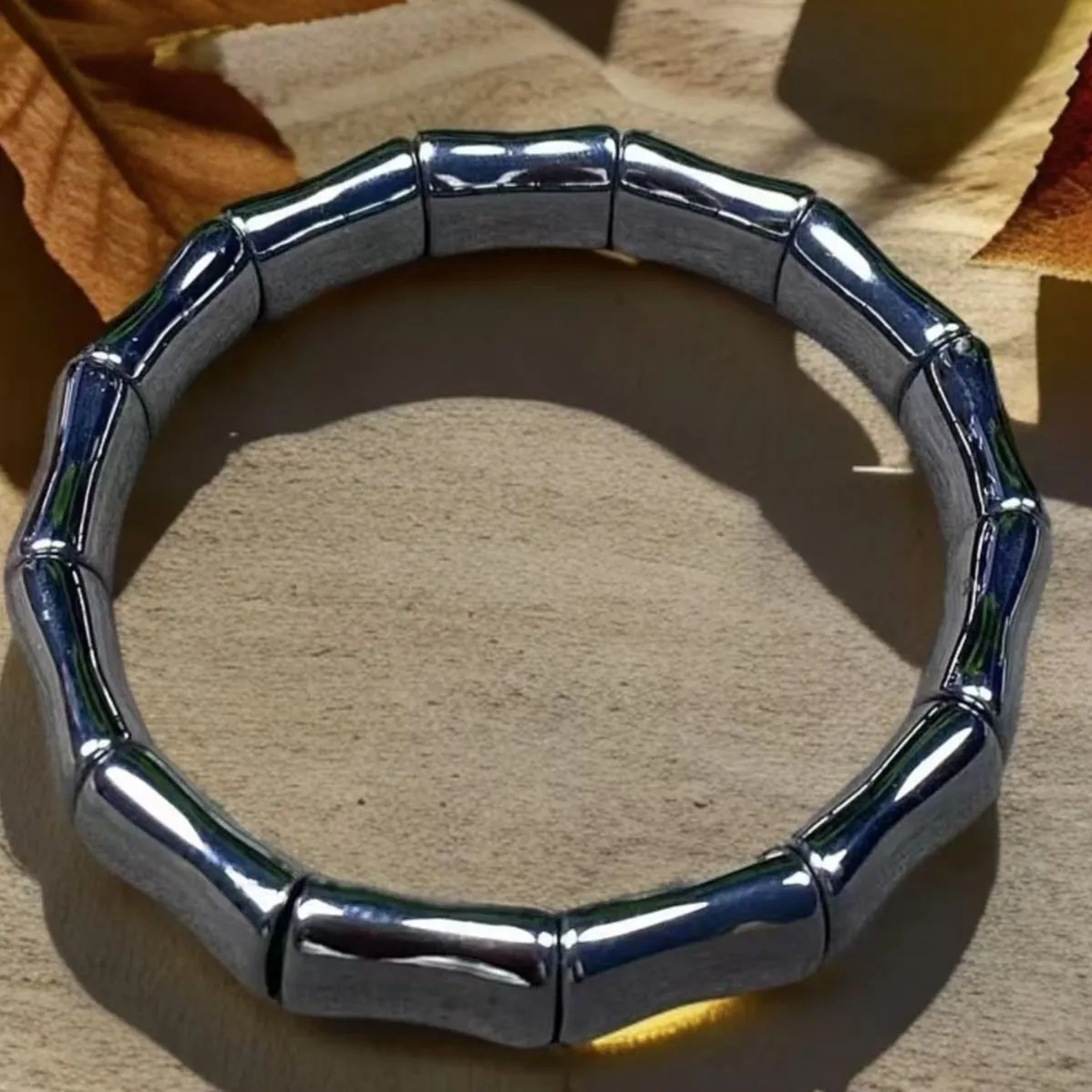 

10mm Terahertz Polysilicon Hand Chain Melt Ice Energy Bracelet Unisex Fashion Beaded Bracelet