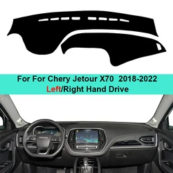 2 strati Car Dashboard Cover tappeto Dash mat per Chery Jetour X70 2018 2019 2020 2021 2022 LHD RHD Dash Mat cuscino Anti-sole