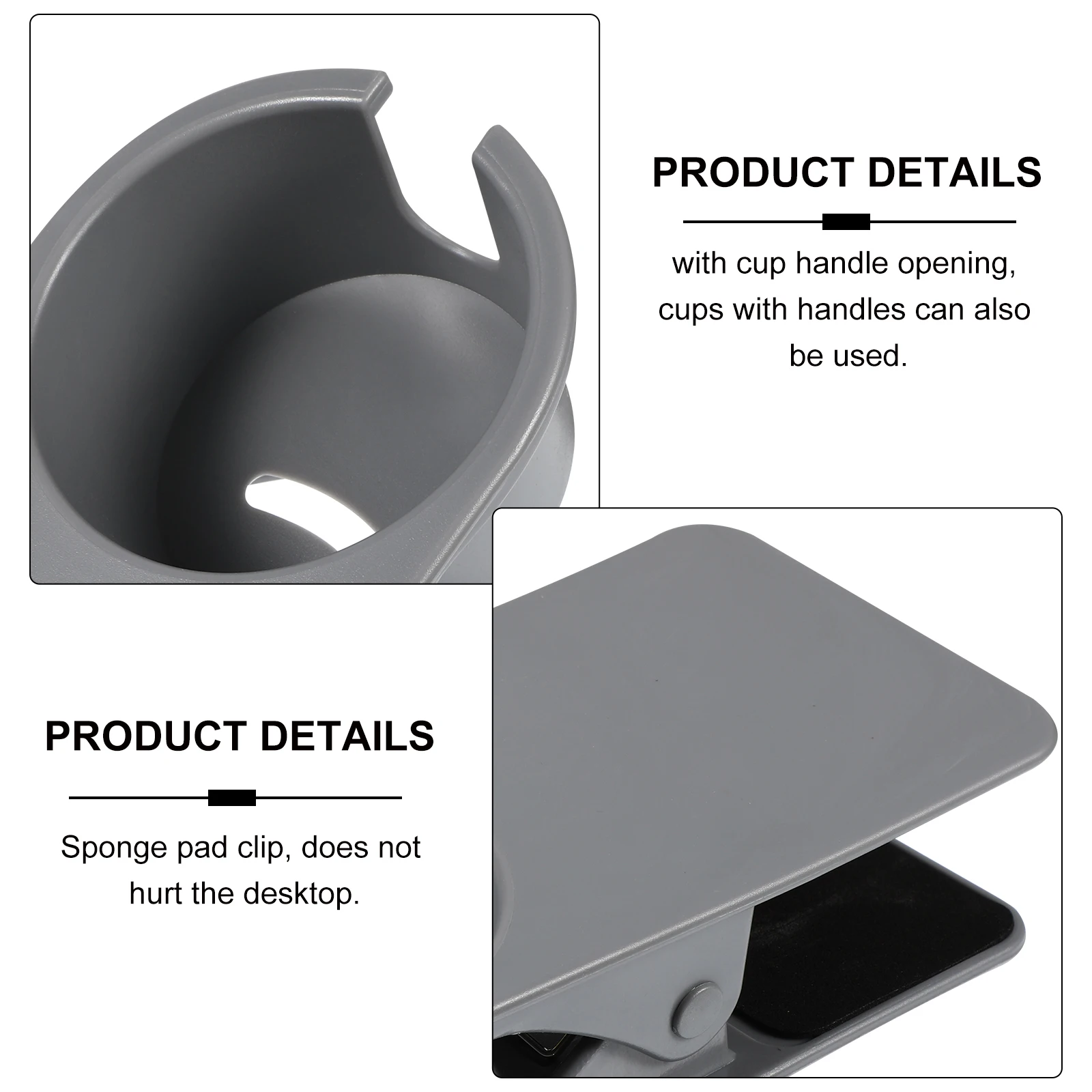 

Cup Holder Clip Desk Side Car Cup Clip Office Mug St Stainless Steel Install No Drill Home Car Storage