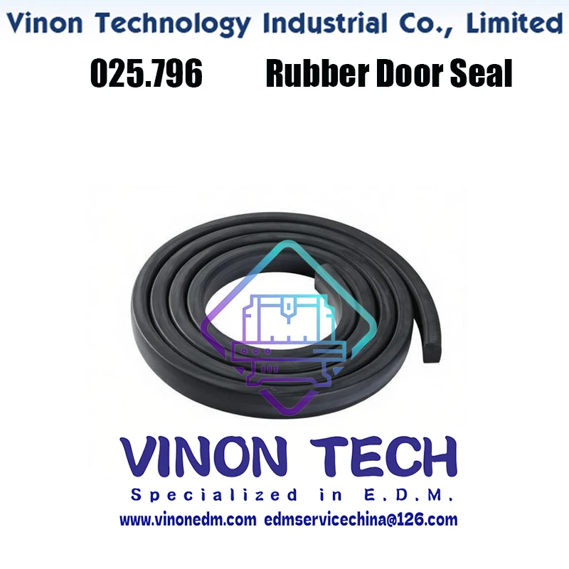 025.796, 025.796.4 590025796 cellular rubber door seal (price sold by meter)