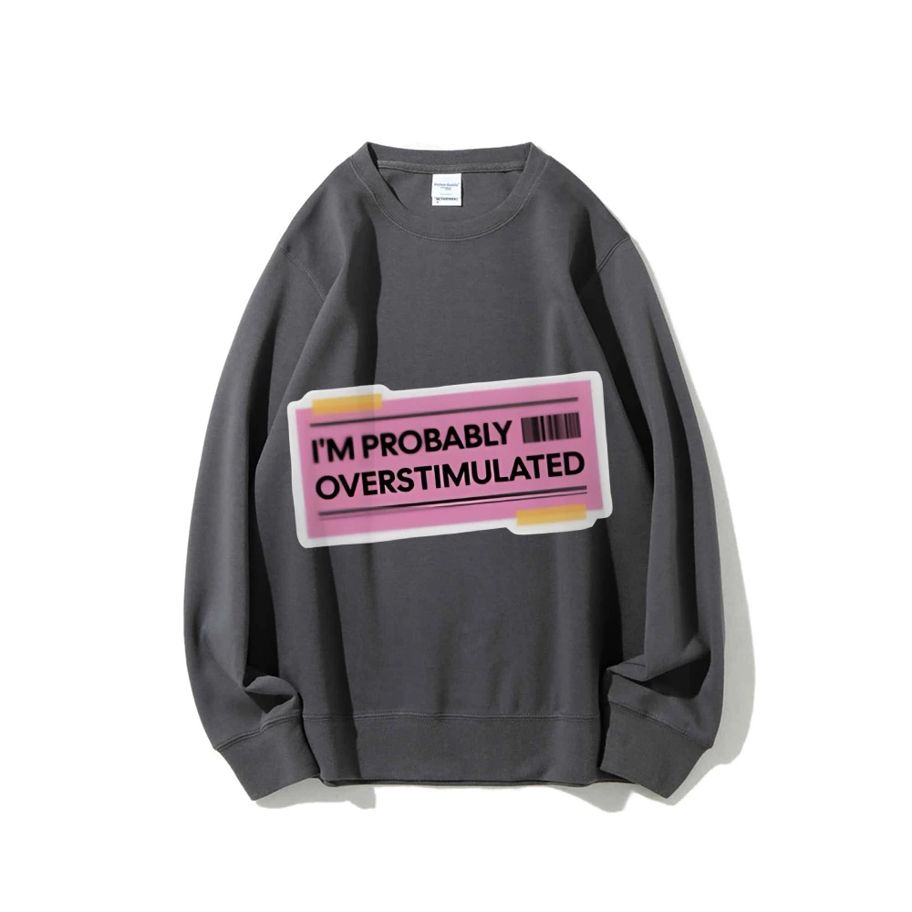 Moletom casual com gola redonda – Material de algodão, construção durável, quente para clima mais frio, tamanhos S-4XL, formato duradouro