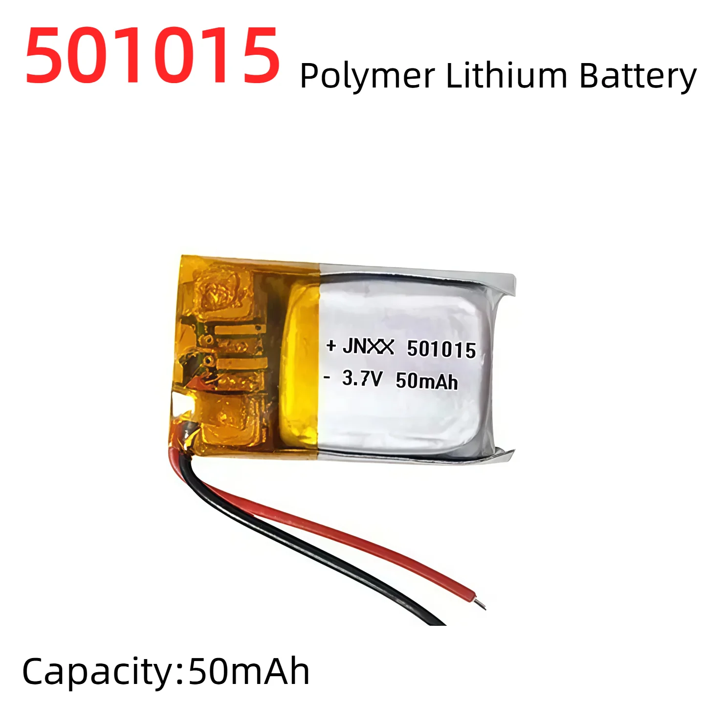 

1-20PCS 3.7V 50mAh 501015 Lithium Polymer Battery Rechargeable LiPo for DIY Bluetooth Headphone MP3 Recorder Mouse Remote