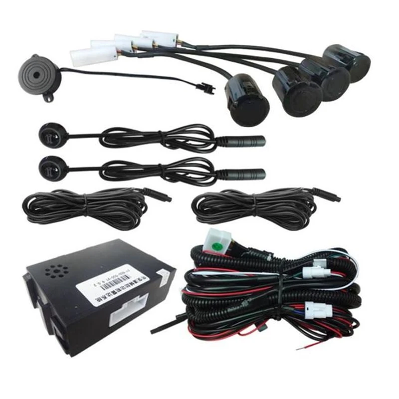 Automobile blind spot monitoring BSM radar detection system ultrasonic sensor parking assistance function