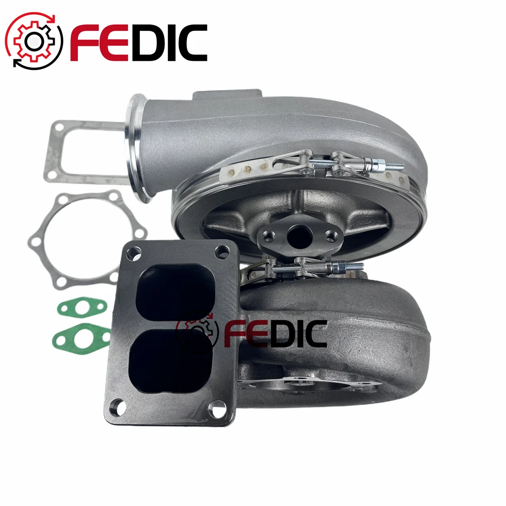 HX60 3539749 Turbocharger 3539748 Turbine full turbo  for Holset Cummins Industrial QST30 Diesel Engine balanced Fedic