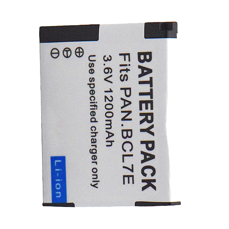 DMW-BCL7 DMW BCL7 BCL7E BCL7PP Camera Battery for Panasonic Lumix DMC-F5 FH10 FS50 SZ10 SZ9 SZ8 SZ3 XS3 XS1