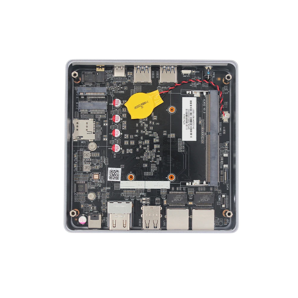 Maxtang Mini PC Intel N100 CPU Fanless Mini Computador Quad Core DDR4 Dual LAN Dual Display PC Compacto para Negócios