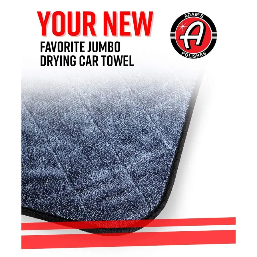 Toalha de secagem de pelúcia Jumbo Polishes 33 x 29 polegadas 1500 GSM microfibra absorvente 1 pacote, branco