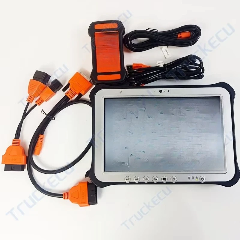 Multi-Brand HD Truck Diagnostic Tool Kit+FZ-G1 Tablet Multi-system DATA LINK Heavy Commercial Vehicles Truck Diagnosis Kit