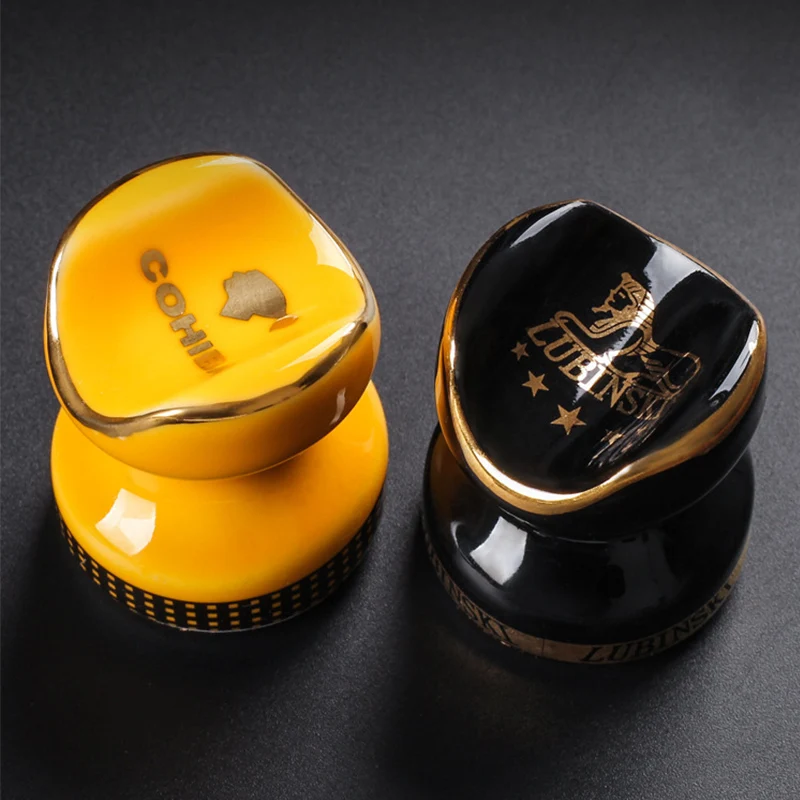 

Mini Cigar Display Stand Ceramic Cigar Holder Ashtray Holder Travel Cigarette Rack Smoking Accessories