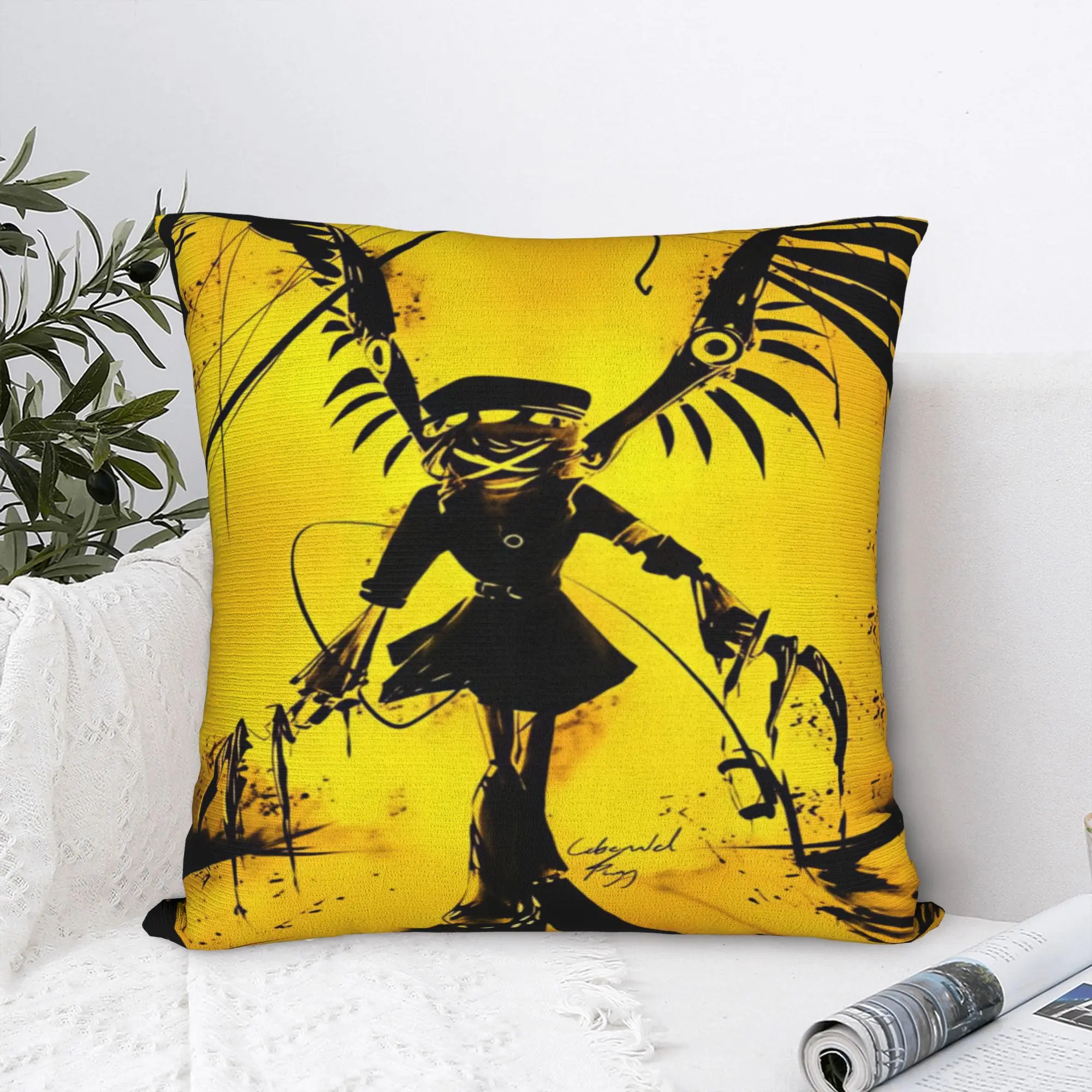 Murder Drones Uzi Doorman  Pillow Cover  Novelty Pillow Case For Couch Sofa Bedroom Soft Pillowcases Gift
