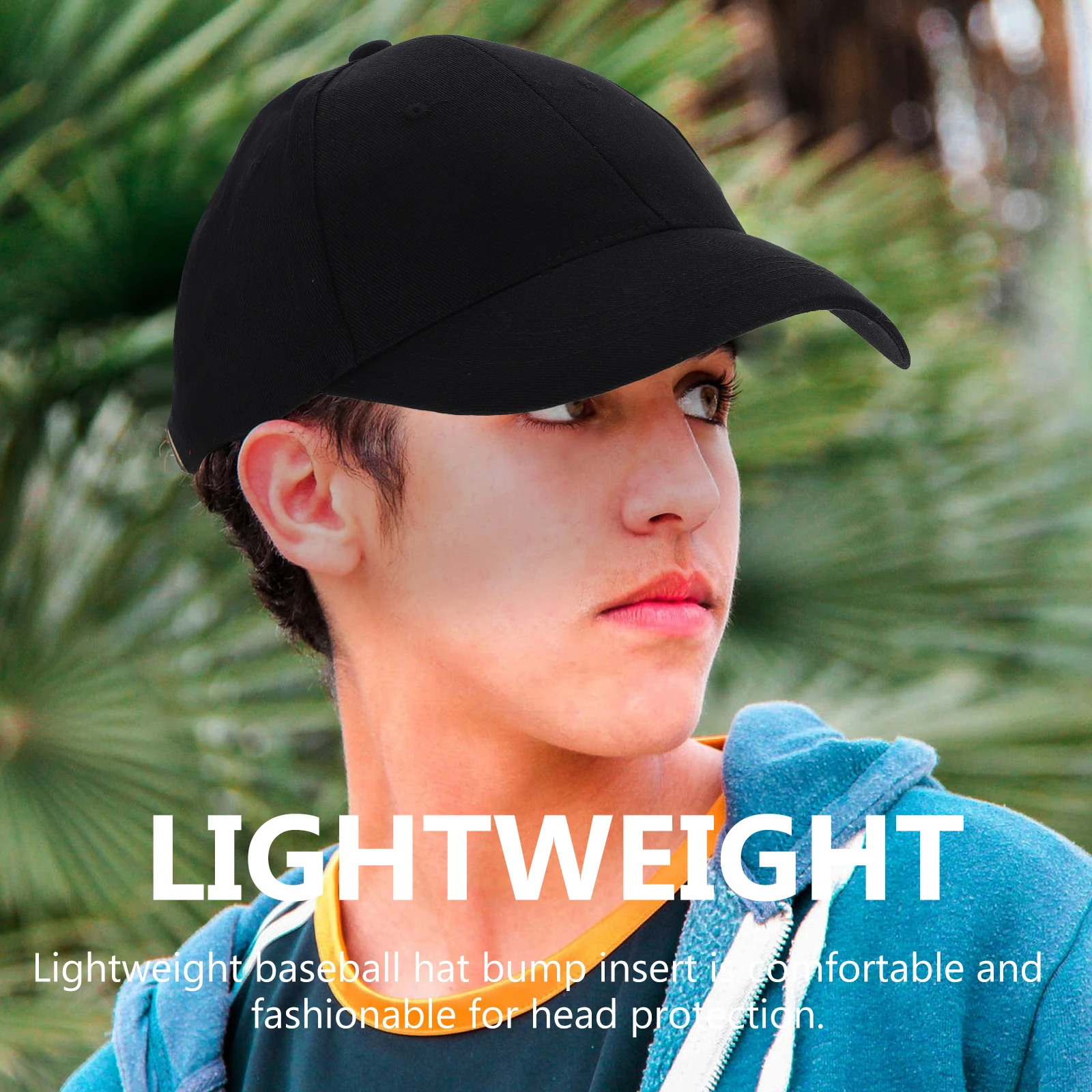 Safety Liner Bump Cap Insert Leichter Baseballmütze Shaper Schwarz KR8883PE Shell Protect Head Low Risk Orvironments