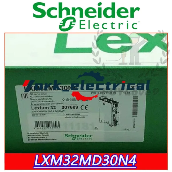 

Промышленный класс: Lxm32md30n4 -, качество, доставка Совершенно новый оригинальный Spot Plc