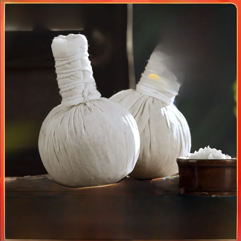 Bola de masaje de hierbas les estilo tailandés Spa salón belleza cuidado de la salud bola medicinal tamaño ande 200g ...