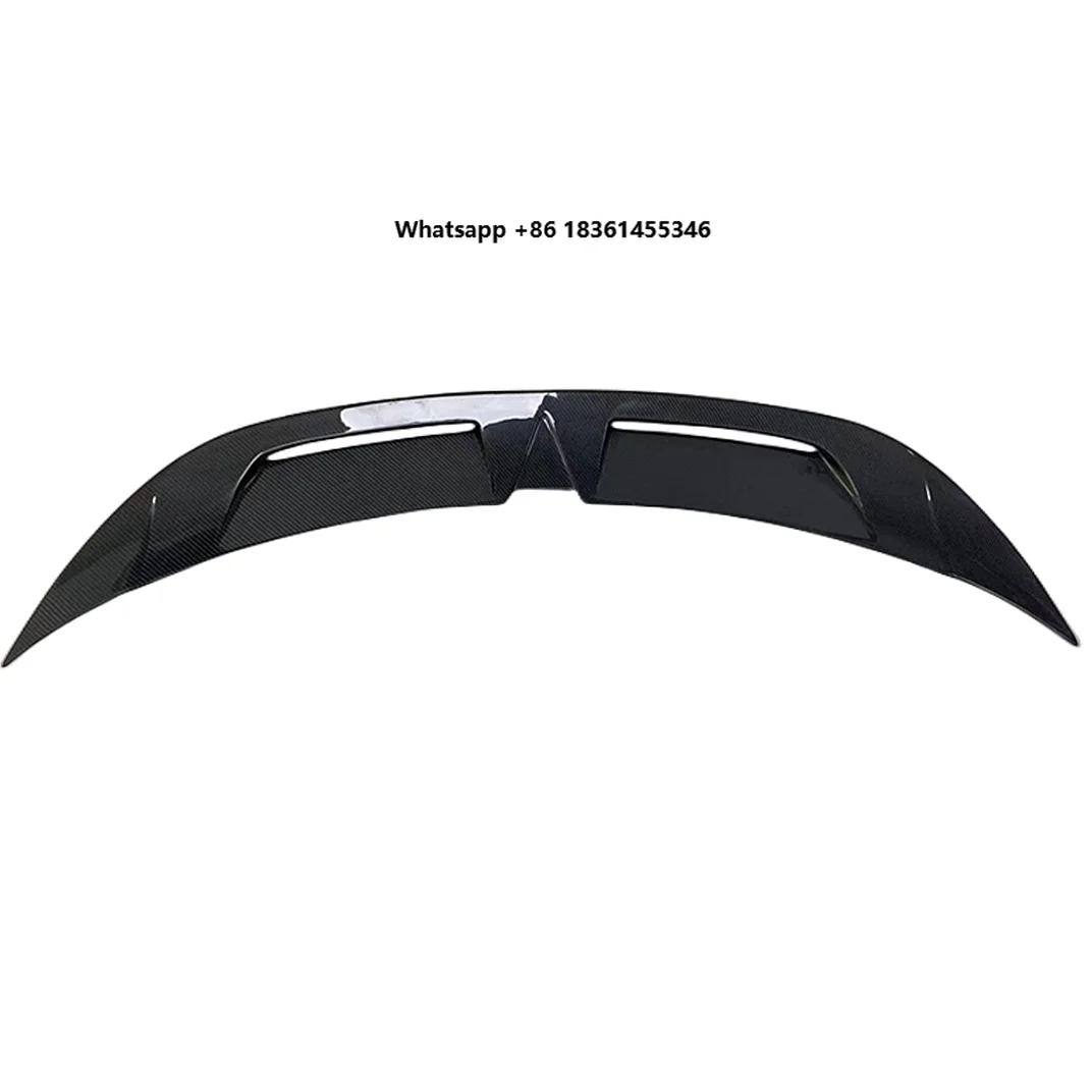 For new  Taycan modified small enveloping carbon fiber tail fin Suitable