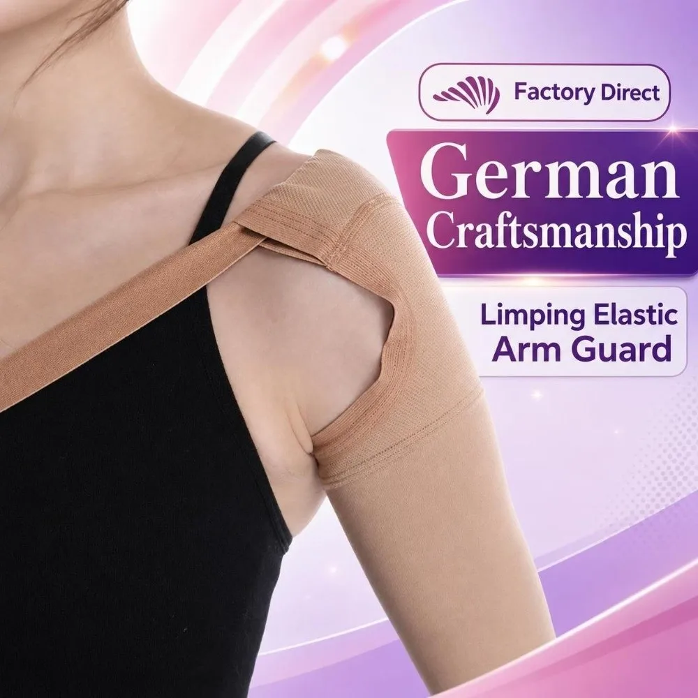 Stretchy Compression Arm Sleeve Breathable Comfortable Arm Compression Stocking Skin-friendly Durable Shoulder-strap Arm Sleeve