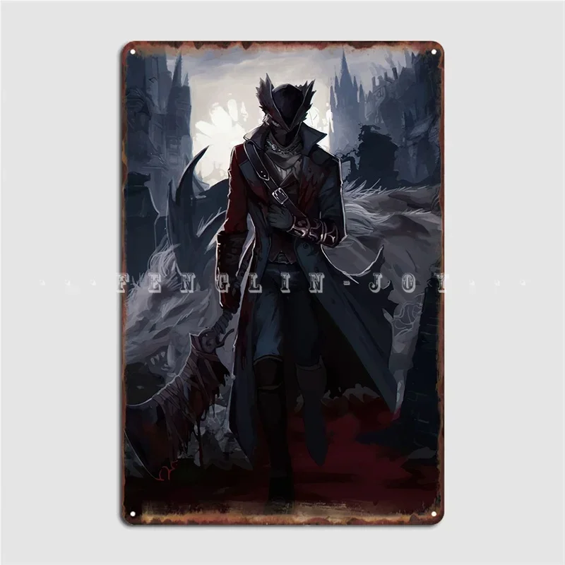 Bloodborne Metal Sign Garage Decoration Cinema Living Room Garage Club Designing Tin sign Poster