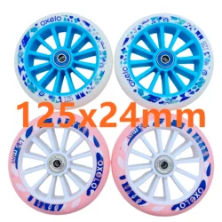 125mm scooter wheel 125x24mm including bearing  2wheels/lot