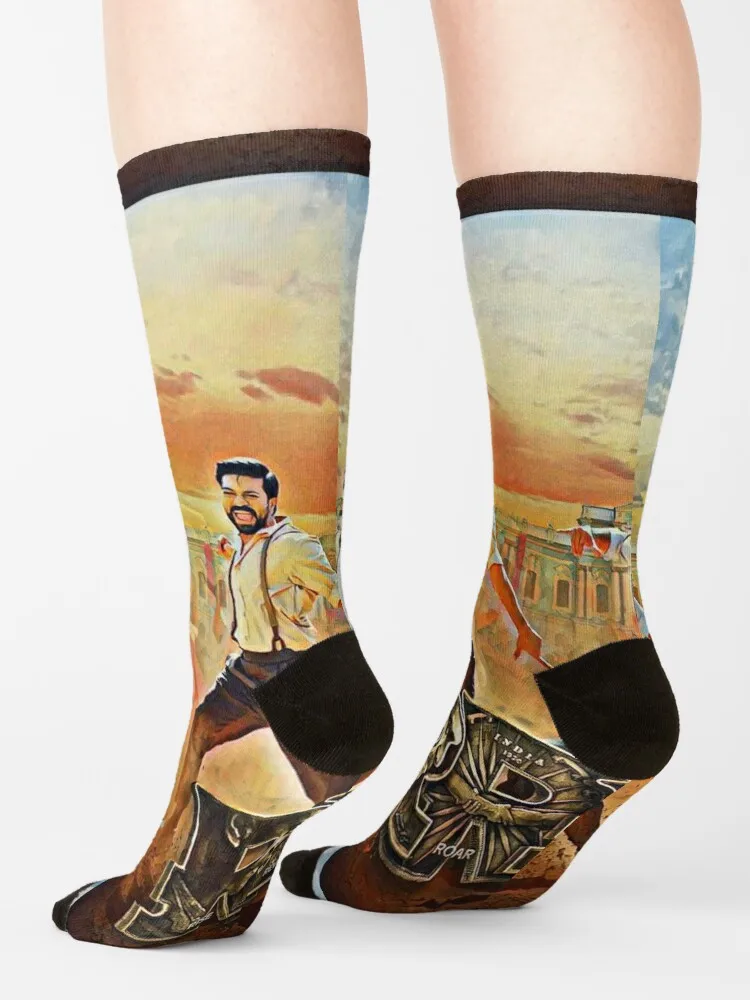 Rrr calcetines con imágenes de tendencia de películas, calcetines divertidos