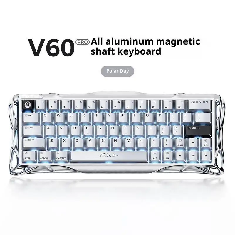 GravaStar Mercury V60 Pro ゲームキーボード 16 モード、デュアル