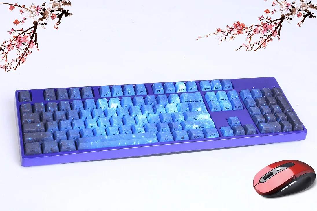 [Old Nebula Series] Personalized mechanical keyboard sublimation starry sky keycap A
