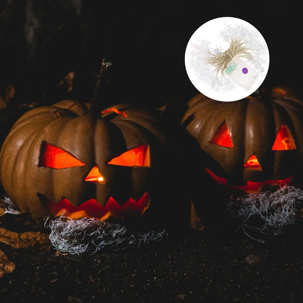 

Halloween Spider String Lights 3M LED Lamp String Eco Friendly Safe Outdoor Garden Decoration Scary Atmosphere Party Supplies