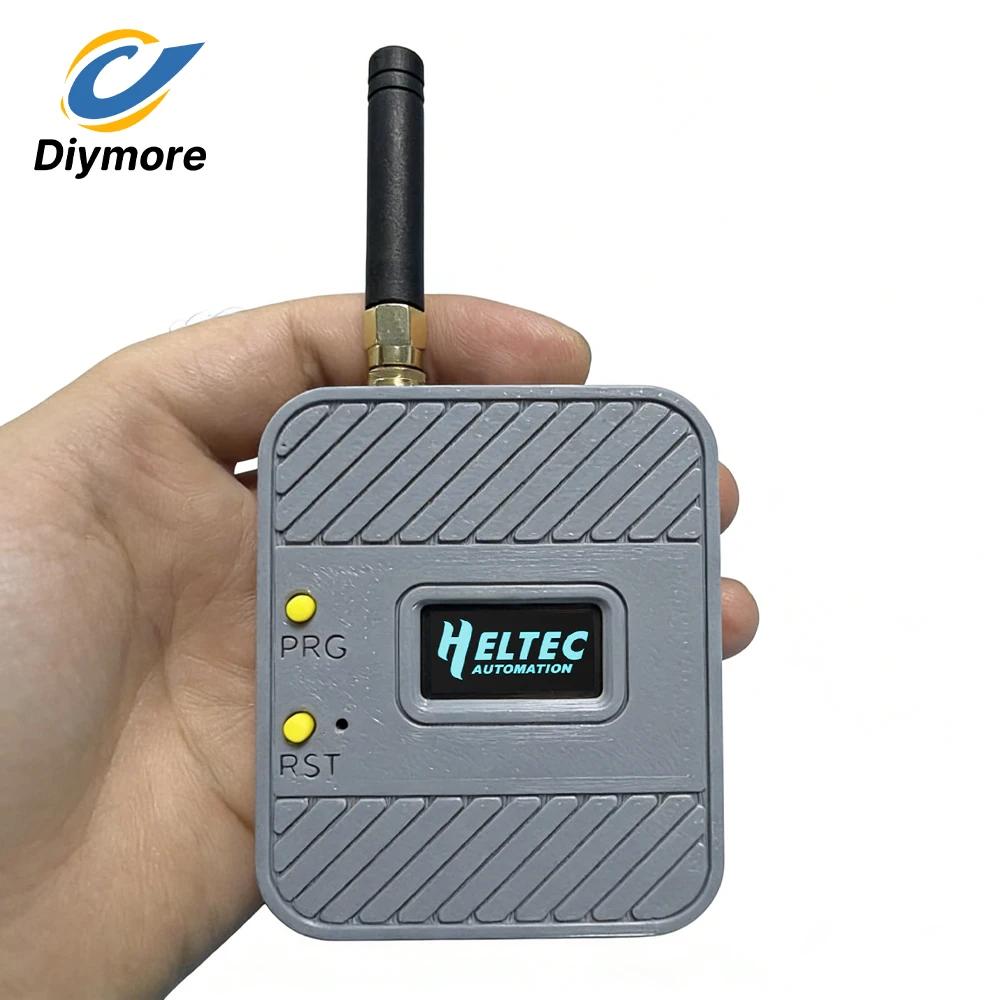 LoRa 32 V4 Case ESP32 Wi-Fi Bluetooth Development Board Enclosure Supports 14500 Lithium Battery Pre-cut Opening for GPS Antenna