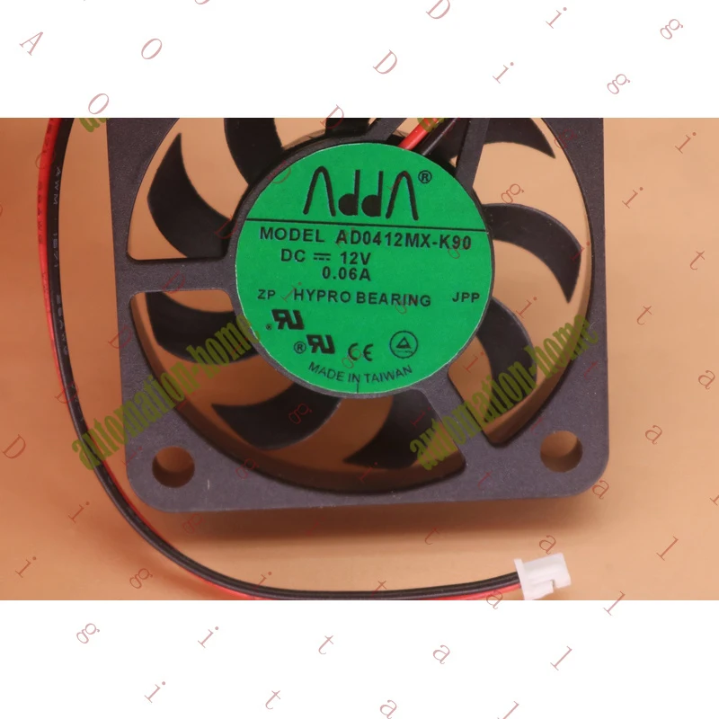 L... 1Pcs New FOR ADDA AD0412MX-K90 12V 0.06A 2-wire Cooling Fan#QW