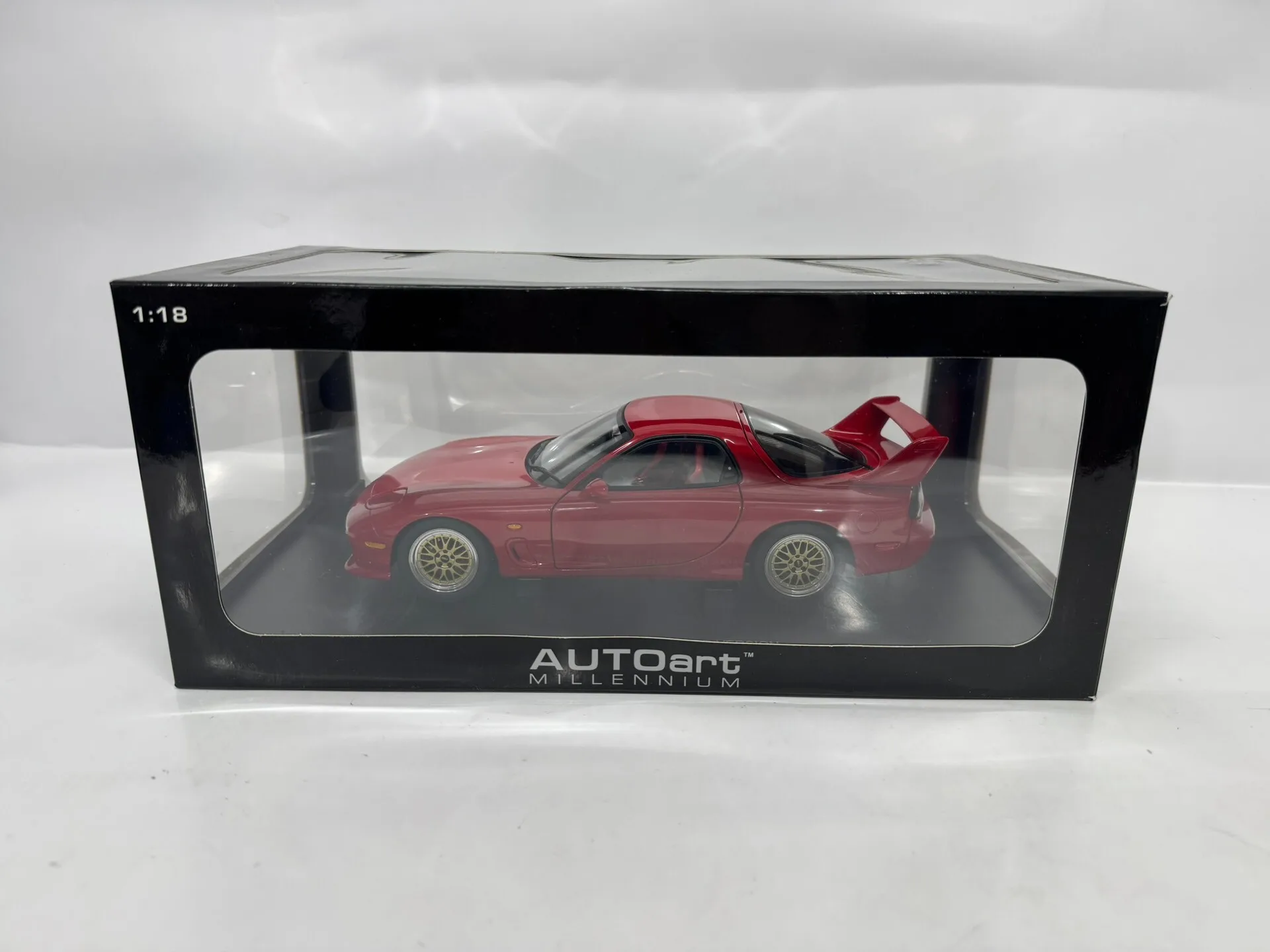 Autoart 1:18 RX7 FD Tuned Version Red Simulation Limited Edition All Open Alloy Metal Static Car Model Toy Gift