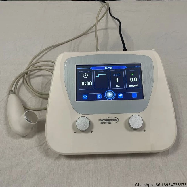 Medical Physiotherapy Equipment 1 & 3 MHz Portable Ultrasound Therapy Machine