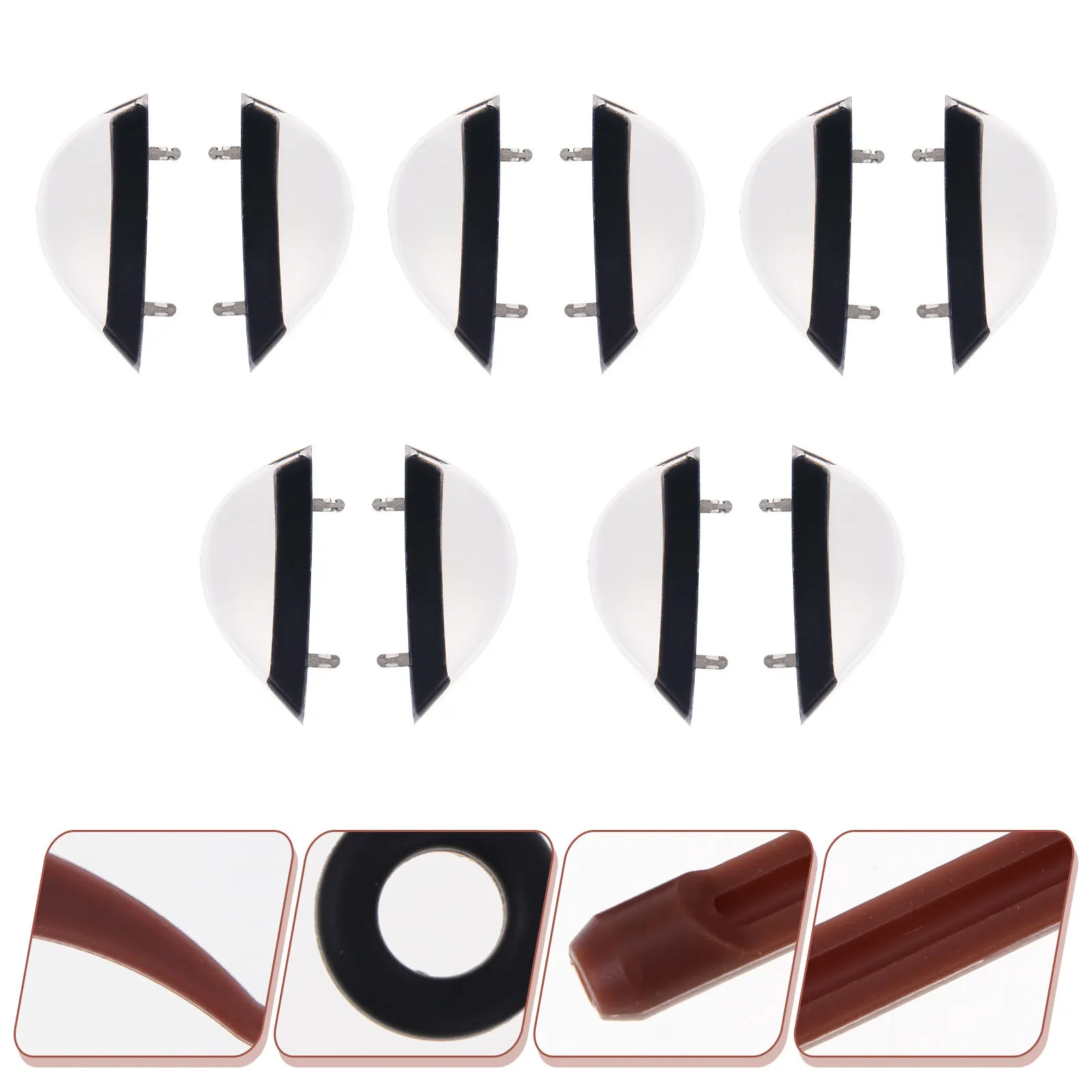 

1 Set Eyewear Holder Kit Premium Silicone Glasses Strap Non Slip Ear Hooks Secure Sunglasses Retainer for Outdoor Sports