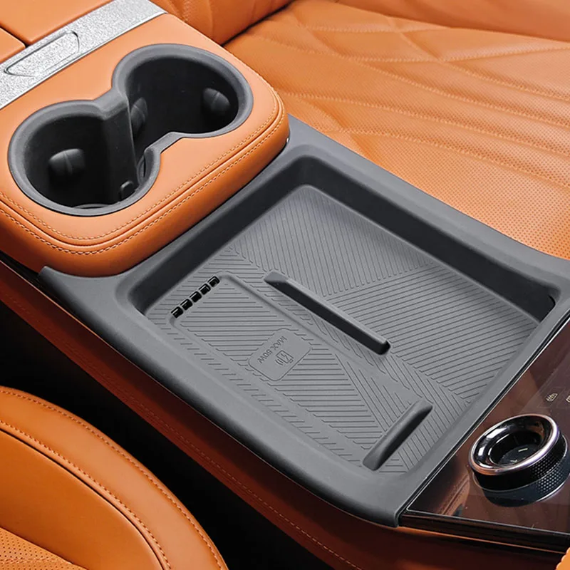 For Soueast S07 2024 2025 Silicone material storage box for central control water cup interior storage component