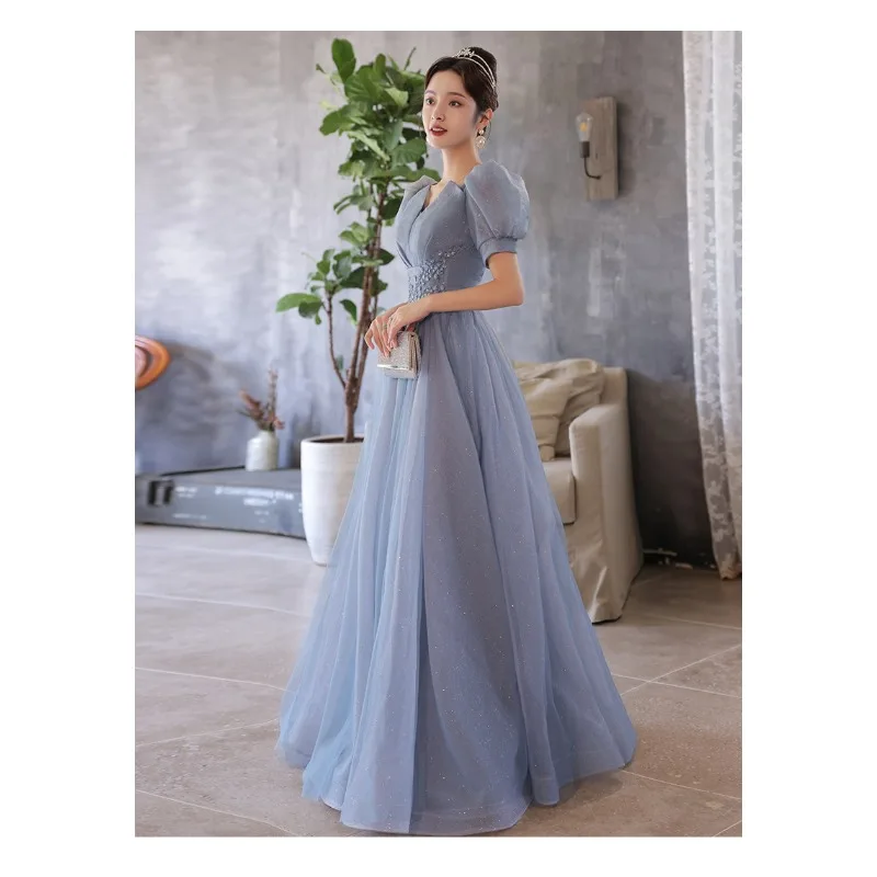 

Новое летнее женское сексуальное банкетное вечернее платье, модные светские платья, которые можно носить платья для повседневных случаев, французские банкетные платья