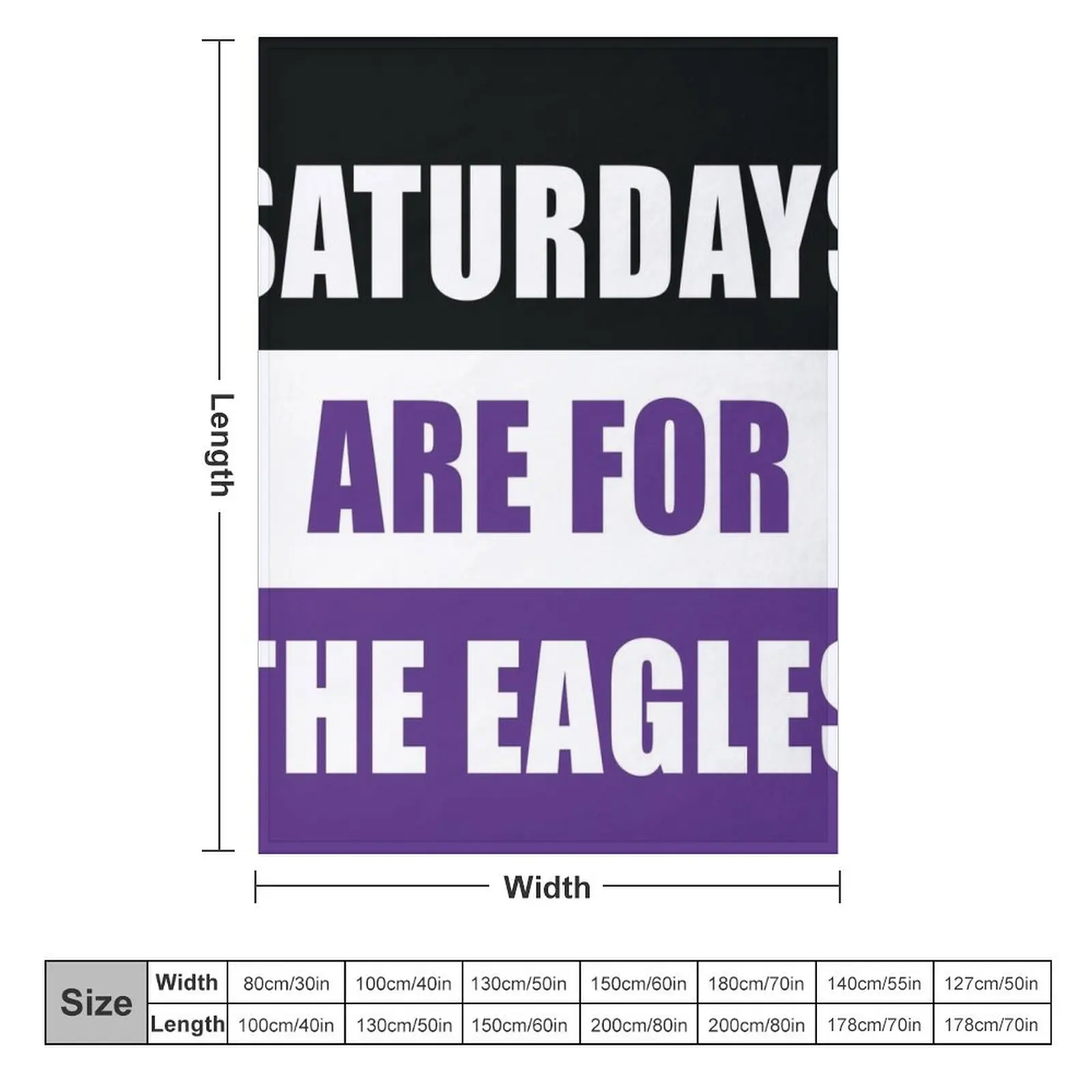 Saturdays are for the eagles- Niagara University Throw Blanket Summer Bed covers Blankets