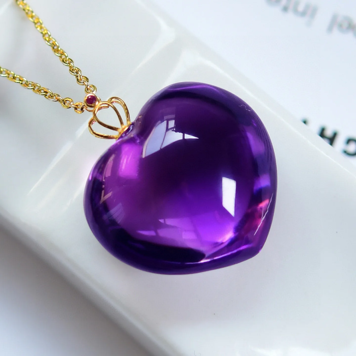 

Natural Purple Amethyst Quartz Pendant Necklace 23.8*21*33mm Heart Amethyst Jewelry Beads Women Men Necklace Brazil AAAAAA
