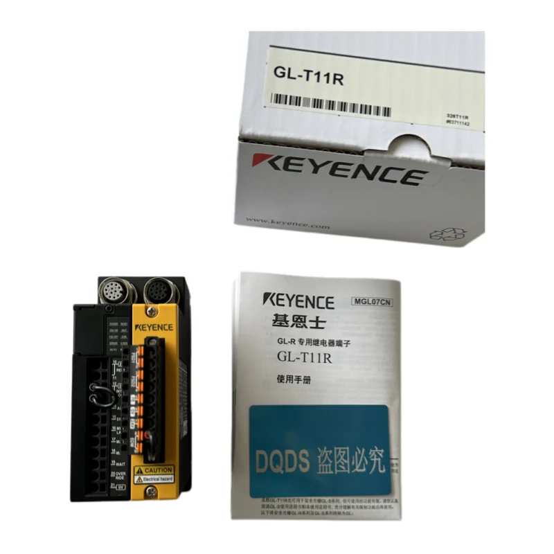 KEYENCE GL-T11R Safety Grating Safety Relay Terminal Used to Achieve Mandatory Safe Shutdown of Hazardous Equipment