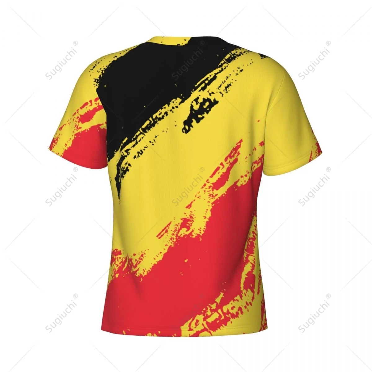 Custom Name Nunber Belgium Flag Color Men Tight Sports T-shirt Women Tees jersey For Soccer Football Fans