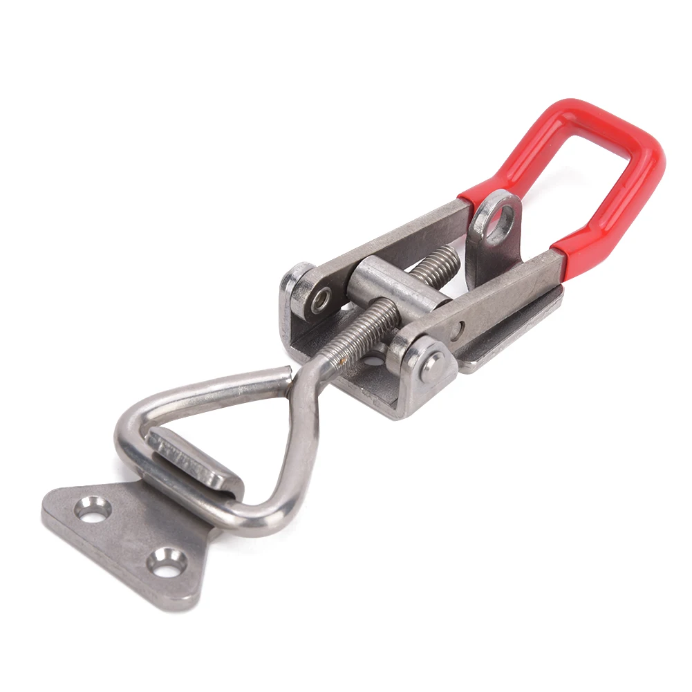 Toggle Clamp Latch  GH-4003-SS Quick Latch-Type Stainless Steel Adjustable Lever Handle 250kg Capacity for CNC Woodworking