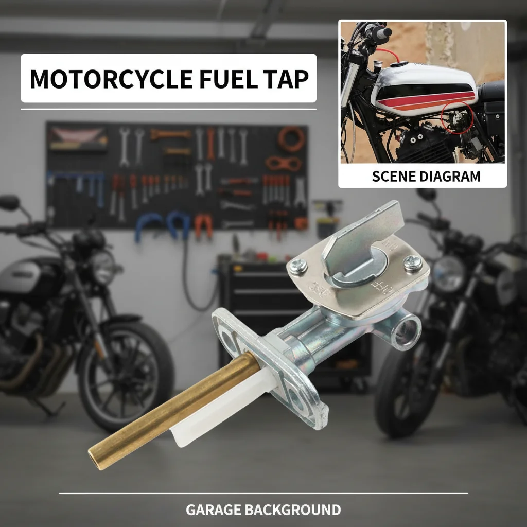 

Кран-переключатель топливного бака (петкольк) для YAMAHA XT600 XT600E WR500 TTR225 TTR230 TTR250 YZ125 YZ250 YZ400F FZR600 FZR600R