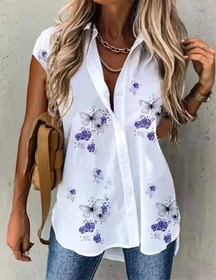

Temperament Summer Women Shirts Casual Shirts Women Loose Women Tops