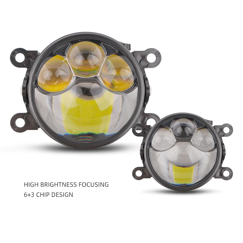 83W High Power 3 inch 3 laser LED Headlight Fog Lamp Lens CSP Chip LED Fog Lights Projectors Universal Honda - Image 2