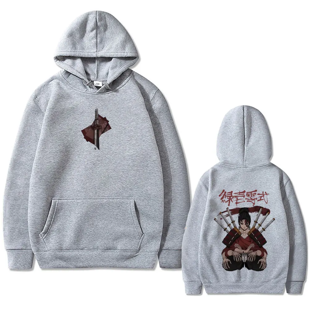 Anime Demon Slayer Tsugikuni Yoriichi Puppet Graphic Hoodie Men Women Cartoon Fashion Oversized Hoodies Male Vintage Pullover