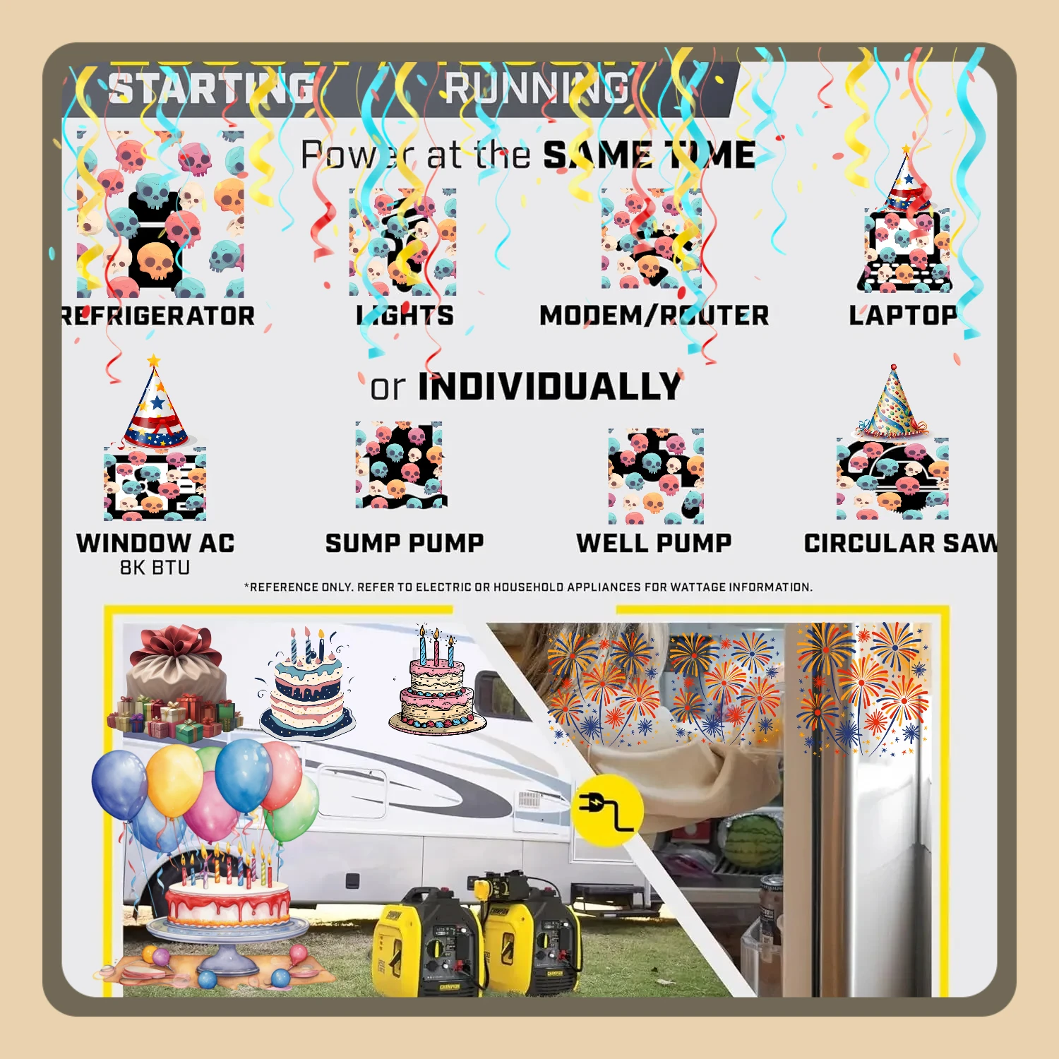 

[XMSJ-Limited Stock, Buy Now!]Ultralight Portable Inverter Generator and CO Shield 2500-Watt with Quiet Technology