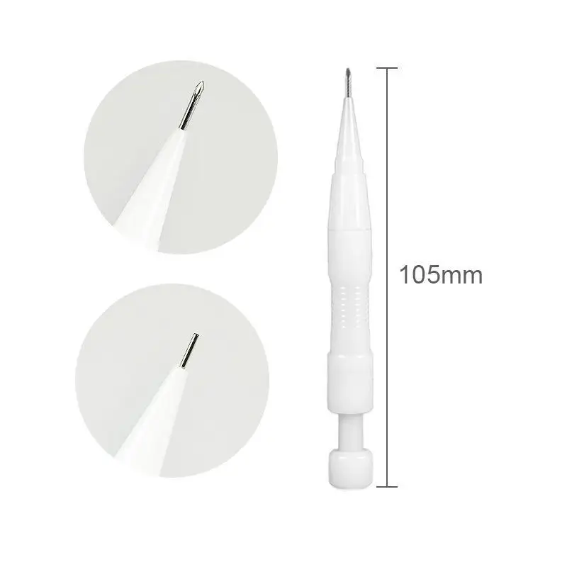 FUE Choi Hair Transplant Pen Replace Needle 0.7mm-1.2mm Anti-clog Design 1Pcs for Aesthetic Medicine Hair Regrowth Operation