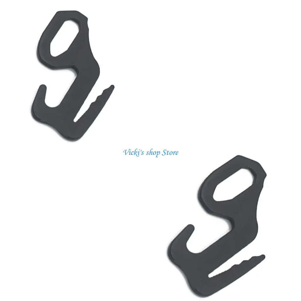 

Multipurpose Aluminum Alloy Hook Tight Rope Buckle Rope Tightener Easy to Use