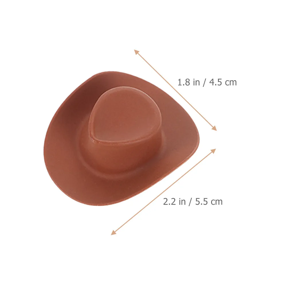 30 Pcs Cowgirl Hats Kids Cowboy Diy Miniature Little Craft Tiny for Crafts