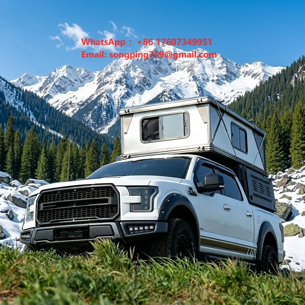 Carter Quian Hard Side Truck pop up Campers X Hinge Rooftop Tent Camper Module for Pickup Hard Shell Roof Top Tent for Sale