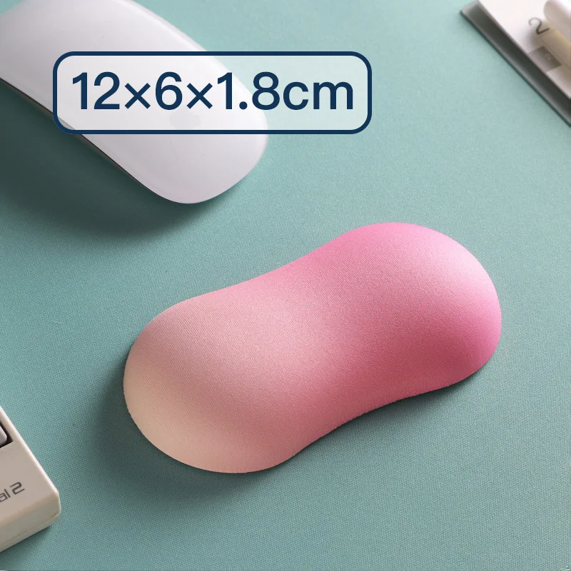 Leuke siliconen polssteun muismat in INS-stijl, ergonomische comfortondersteuning voor kantoor, thuis en gaming